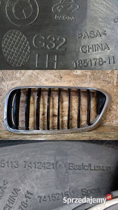 BMW 6 G32 KRATKA ATRAPA NERKA LEWY PRZÓD 7412421 wielkopolskie Pleszew