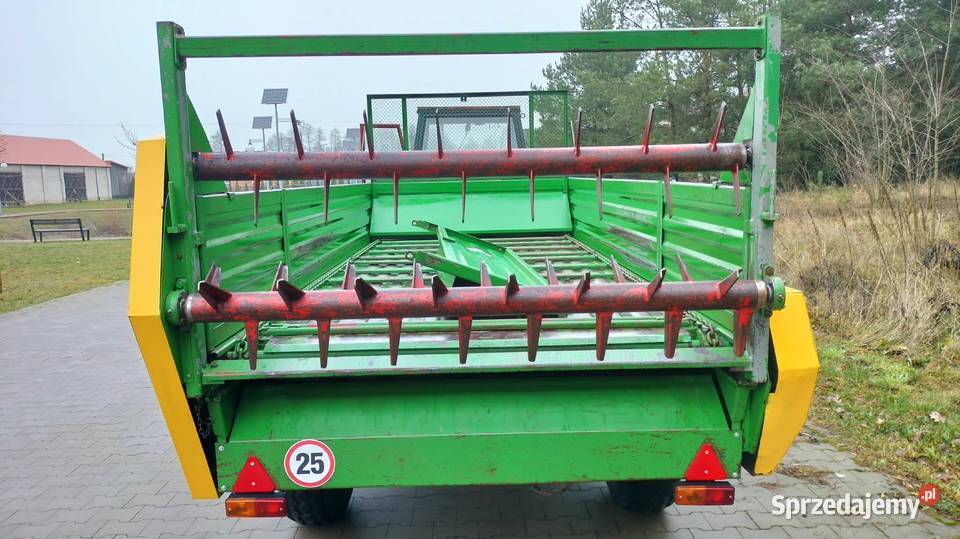 Rozrzutnik obornika dwuosiowy Czarna Białostocka Rolnictwo Łuków