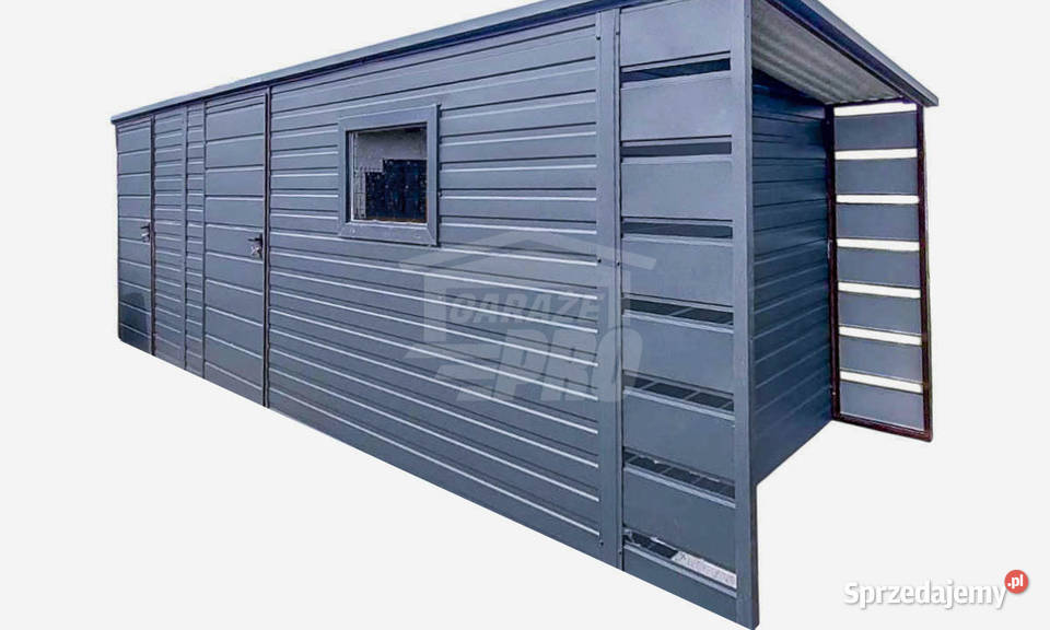 Schowek Domek Ogrodowy 5x2m Wiata 05m 2x Drzwi warmińsko-mazurskie Mrągowo