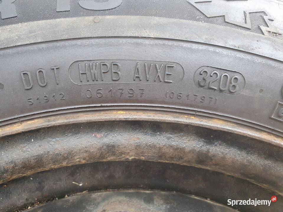 Megane II Scenic II KOŁO ZAPASOWE Zapas 18565 stalowe Rudka