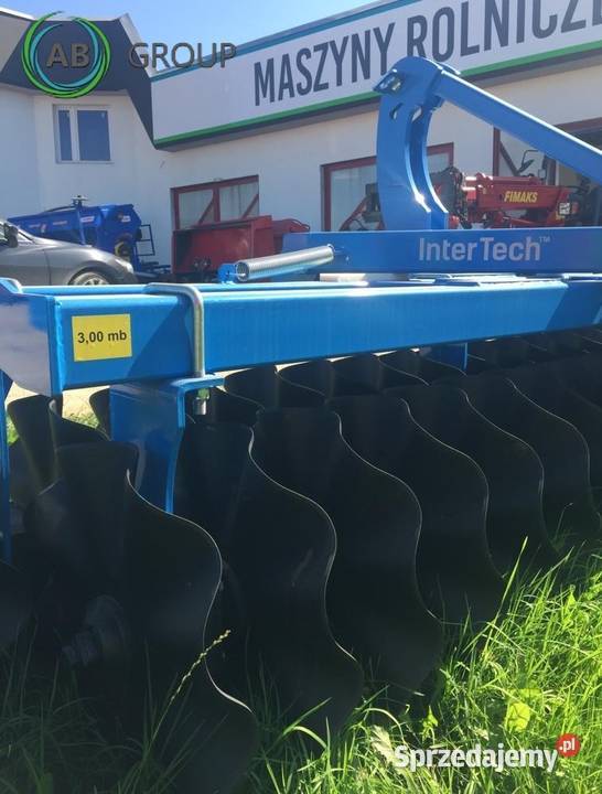 InterTech Agregat Przedni Talerzowy 30 m BAP02 nieuszkodzony Rzędziany