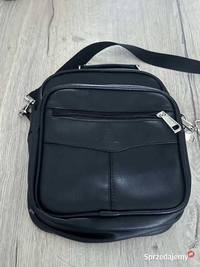 Saszetka męska duża dwie komory L Torby i torebki