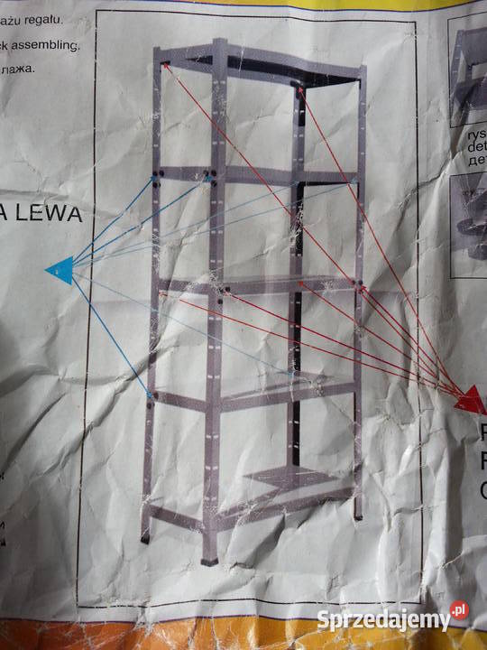 Regały metalowe składane 3 Pozostałe Warszawa
