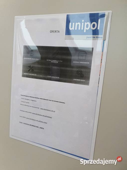 Koszulka kieszonka magnetyczna formatu A4 Gniezno
