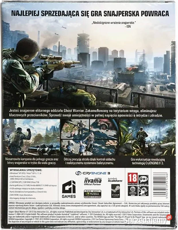 Sniper Ghost Warrior 2 Edycja Kolekcjonerska Gra Warszawa