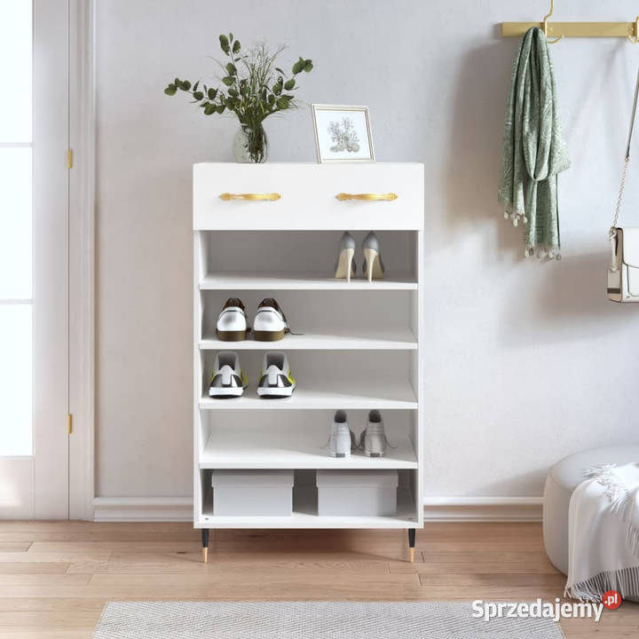 Szafka na buty biała 60x35x105 materiał Warszawa sprzedam