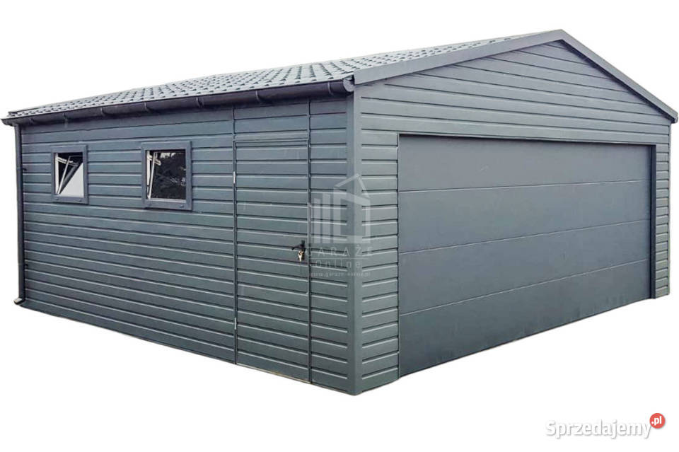 Garaż blaszany 6x6m Brama segmentowa drzwi 2x kujawsko-pomorskie Bydgoszcz