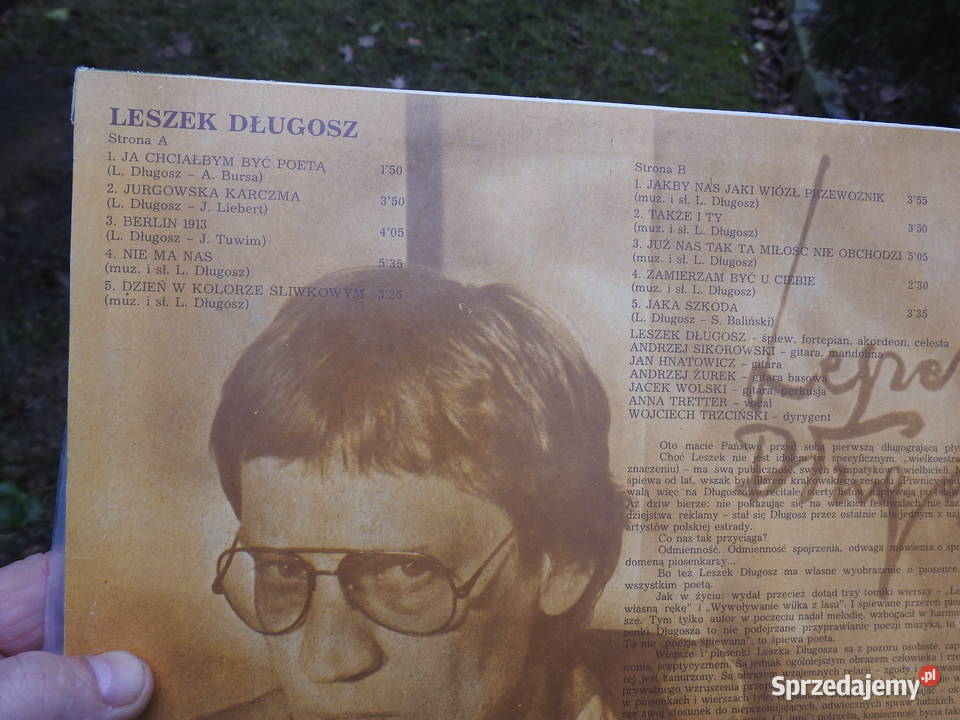 Leszek Długosz płyta vinylowa poezja śpiewana Warszawa