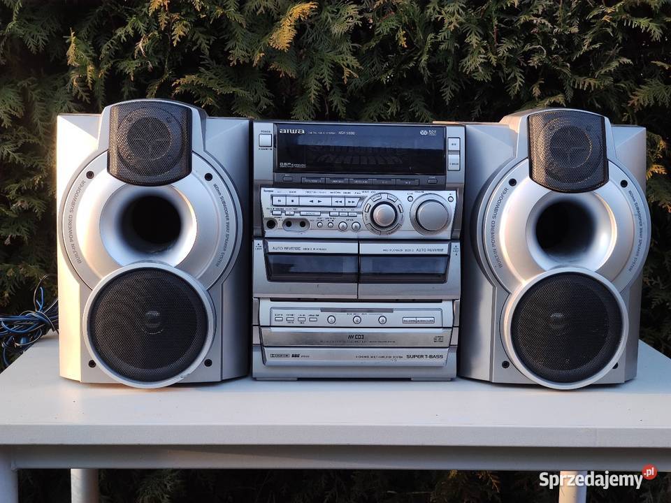 Aiwa nsxs888 wieża kolumny delfinek 3cd deck Świdwin