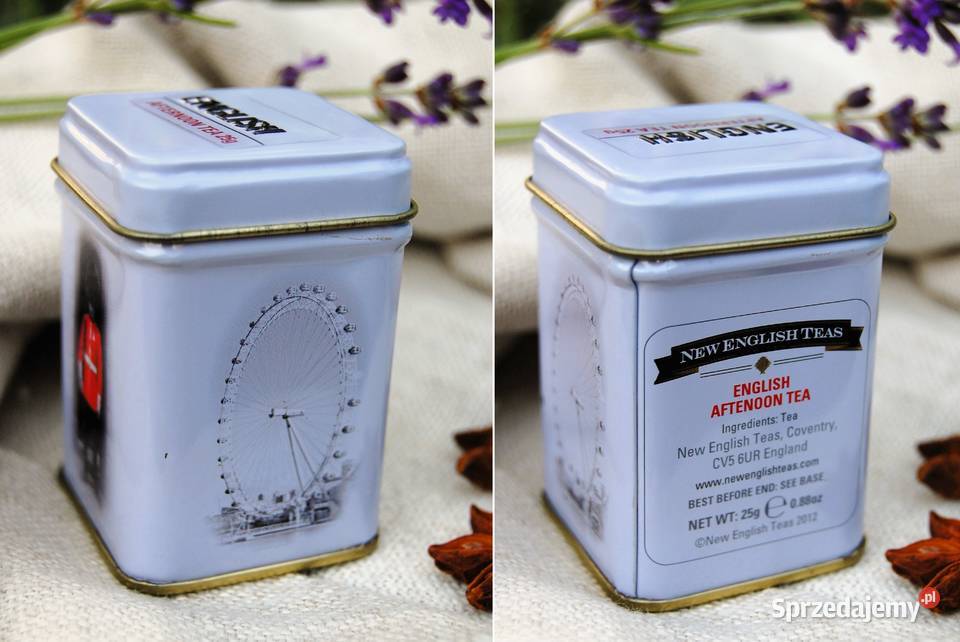 English Teas mała puszka na herbatę 25 g wielokolorowy Pojemniki na żywność Lublin sprzedam