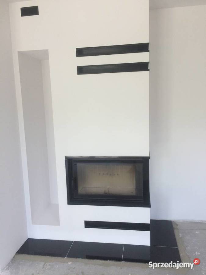 KOMINEK wkład narożny i Lucy 12 slim z zabudową Rokietnica