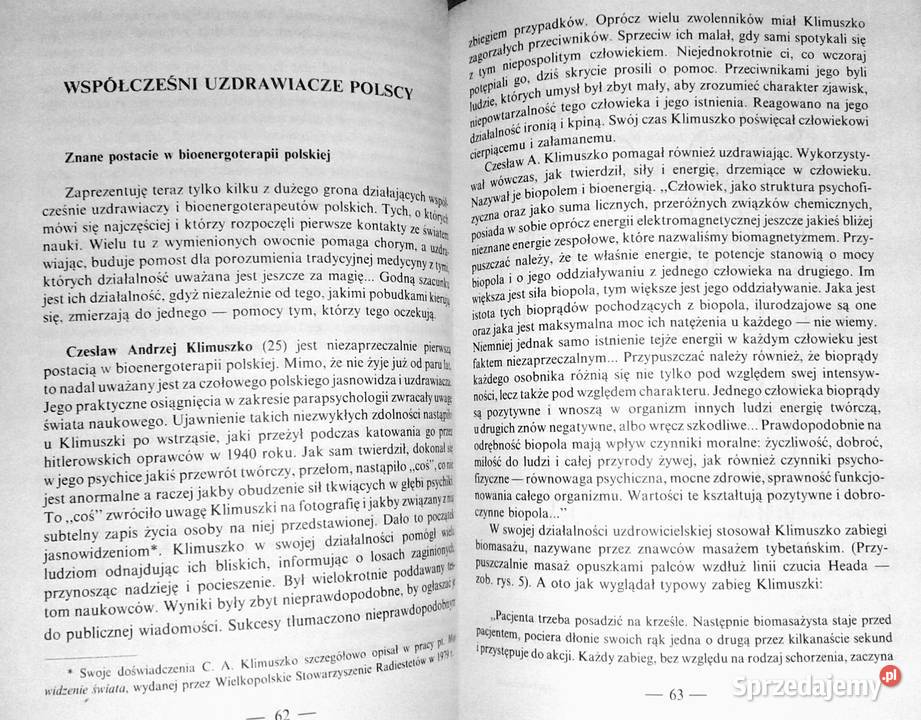 Bioenergoterapia praktyczna Ryszard Roman Ulman lubelskie Chełm
