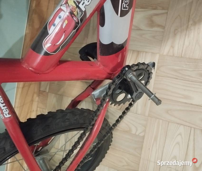 Dziecięcy rowerek BMX FerrariZygzak McQueen 16 mazowieckie Warszawa