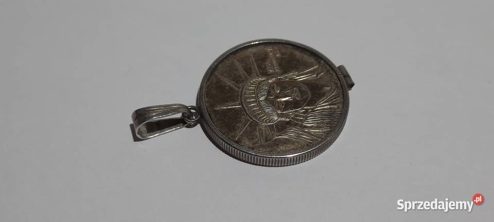 MEDAL 1986 LIBERTY 12 OZ AG 999 z ramką Warszawa