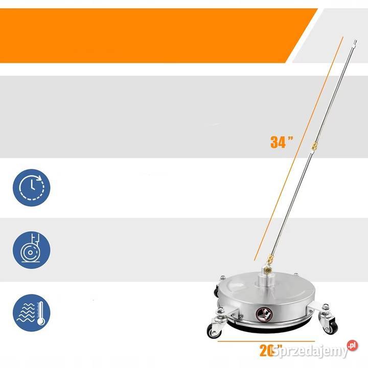Szczotka TRacer 20 Stal Nierdzewna 275 bar 50 Ludźmierz