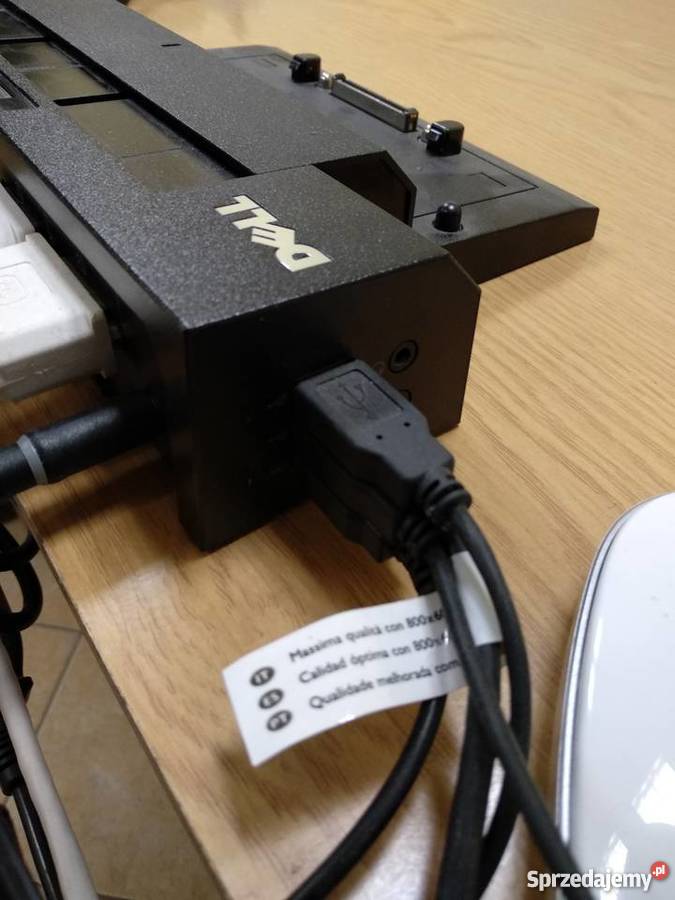 Stacja dokująca Dell PR02X zasilacz kabel