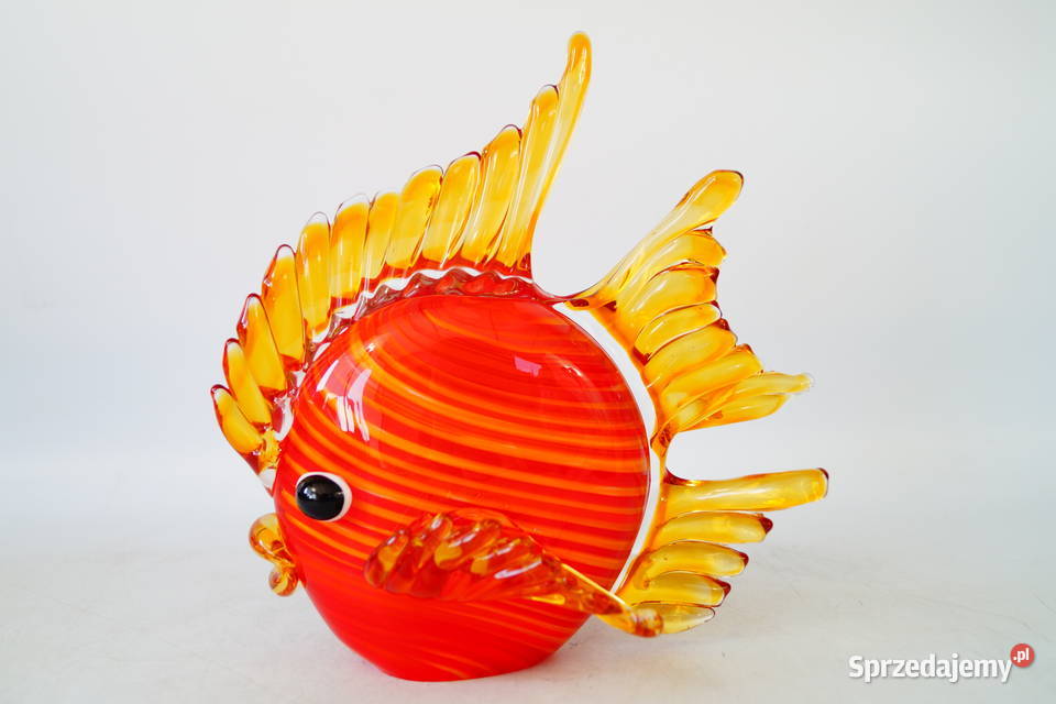 Figura szklana figura Murano style RYBA rybka Gizałki sprzedam