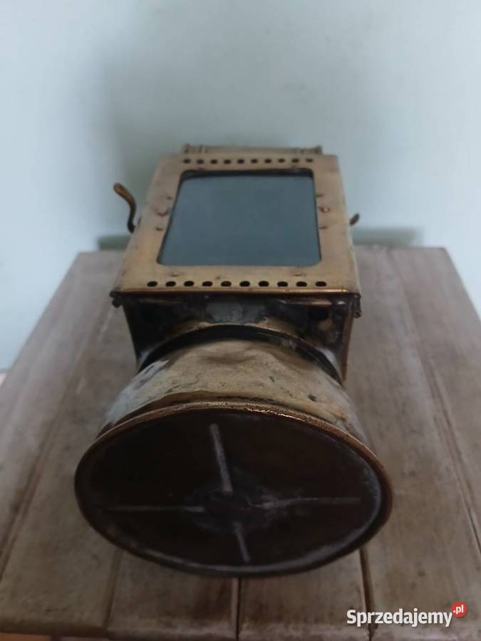 Mosiezna stara lampa kolejowa Kraków sprzedam