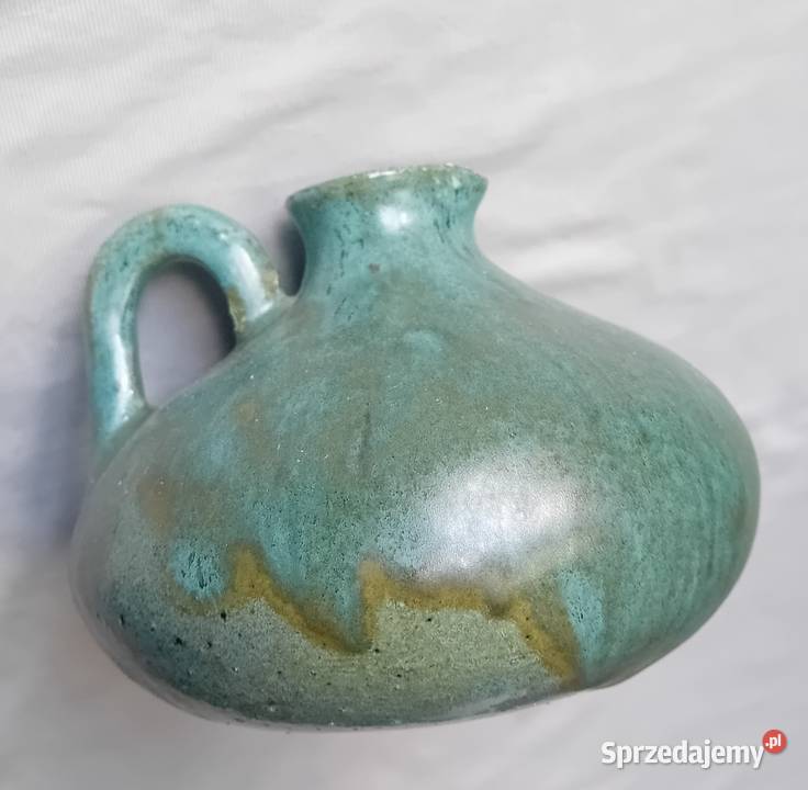 Ceramiczny świecznik ceramika artystyczna 1986 r Porcelana i szkło Koźminek