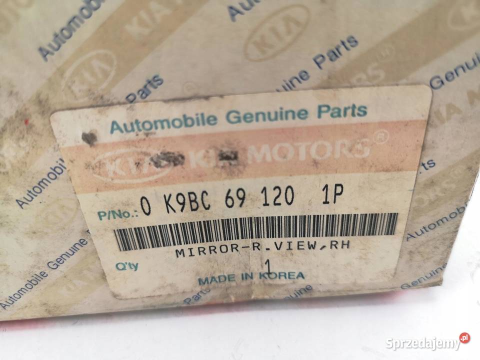 LUSTERKO PRAWE KIA CLARUS II 19982000