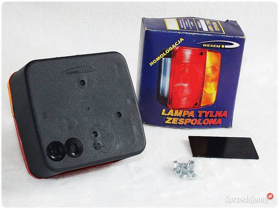 Lampa Tylna Zespolona WESEM Homologacja Nowa w Lampy tylne