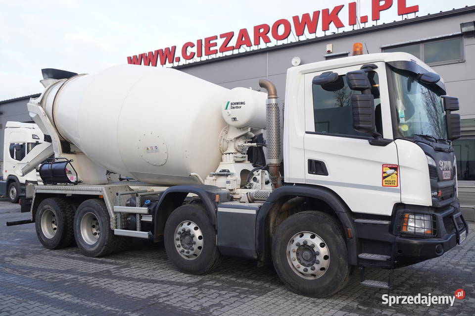 Scania P410 XT 8x4 80 SCHWINGSTATTER AM 9 FHC 9 komputer pokładowy Kraków