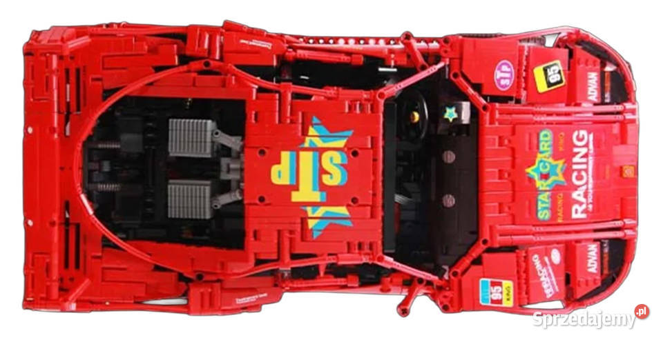 Klocki auto sportowe czerwone 2688 el 110 mazowieckie