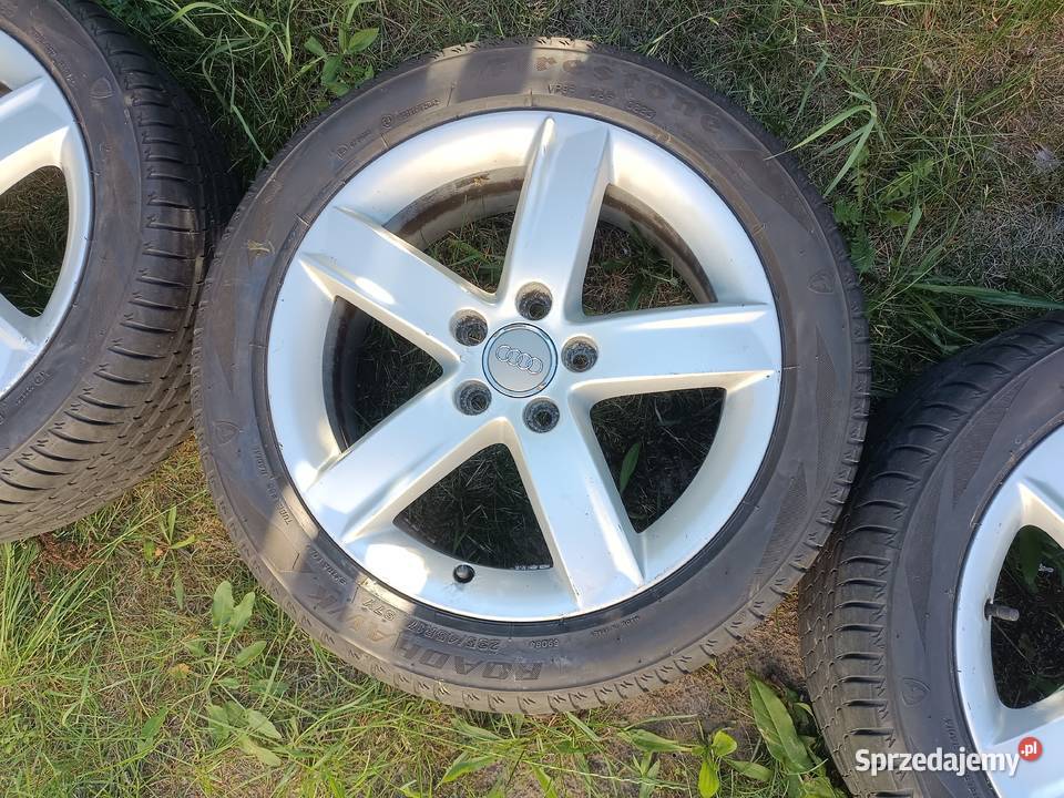 Felgi aluminiowe Audi A4 A6 17 5x112 opony sprzedam