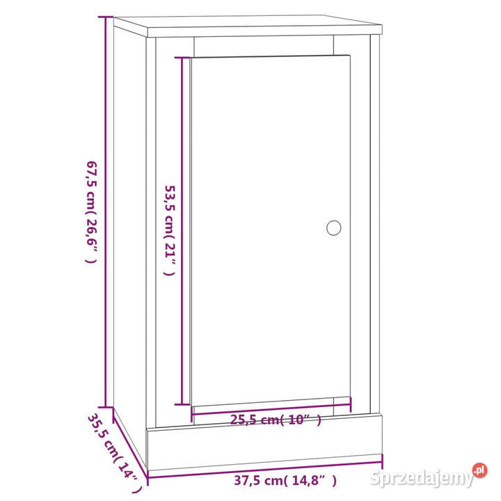 Szafka biała 375x355x675 materiał drewnopochodny Warszawa sprzedam