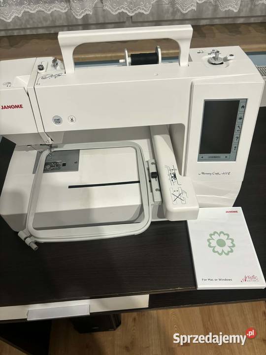 Hafciarka Janome MC 400E Tykadłów