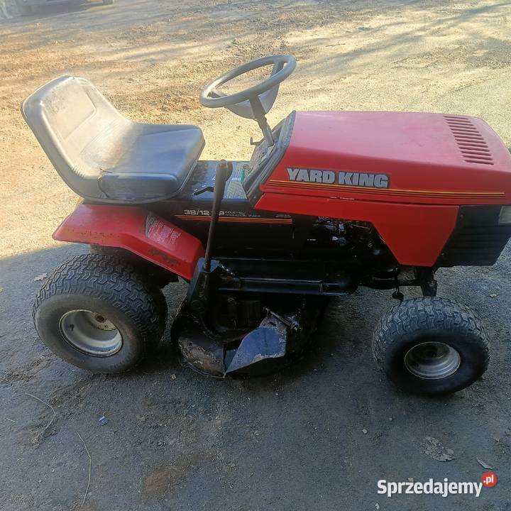 Kosiarka traktorek uszkodzony silnik urwana Pielgrzymka