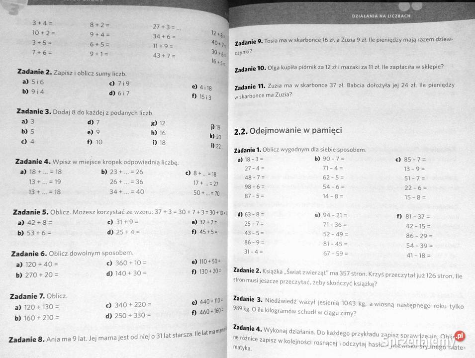 Matematyka z klasą Kl 4 Zbiór zadań Monika Kunc Chełm