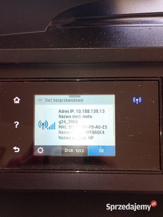 HP OfficeJet Pro 6960 używana czarna sprawna USB