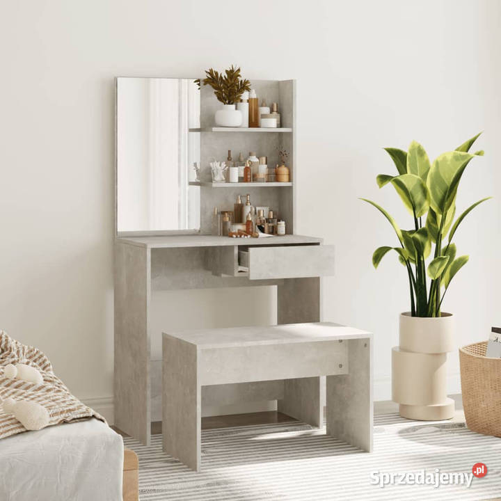 Zestaw z toaletką szarość betonu 745x40x141 Warszawa