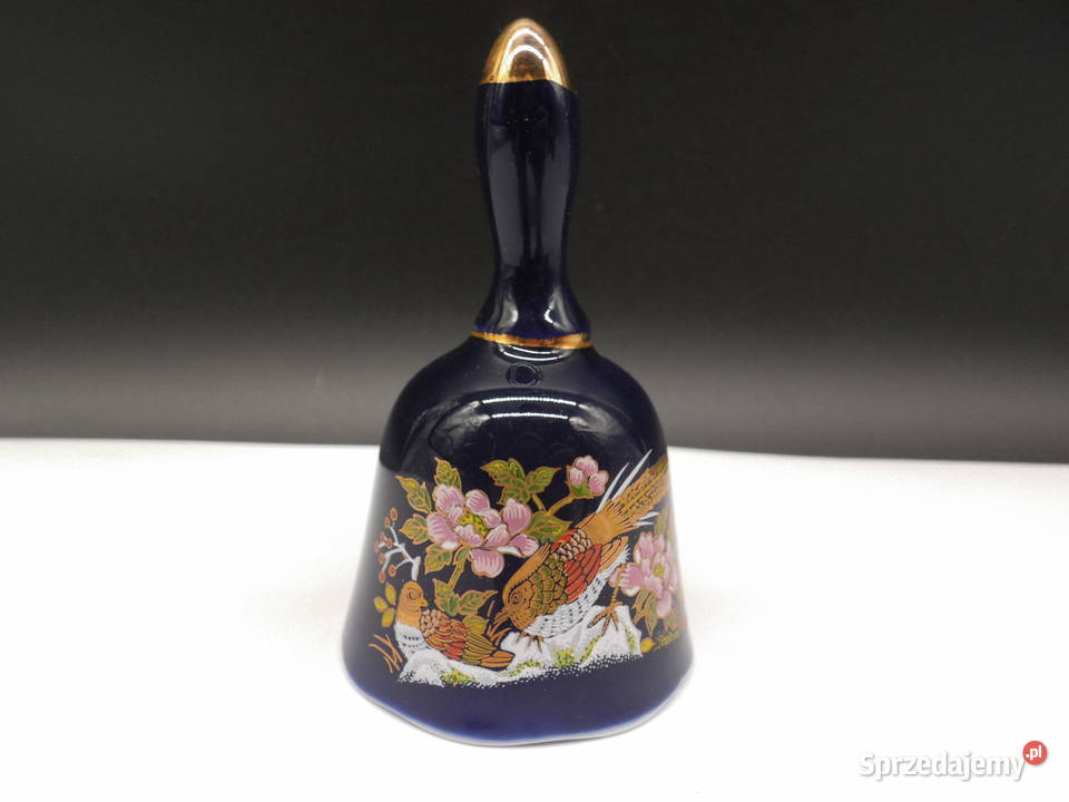 Kolekcjonerski Dzwonek Porcelanowy KOBALT Japan wielkopolskie Raszków
