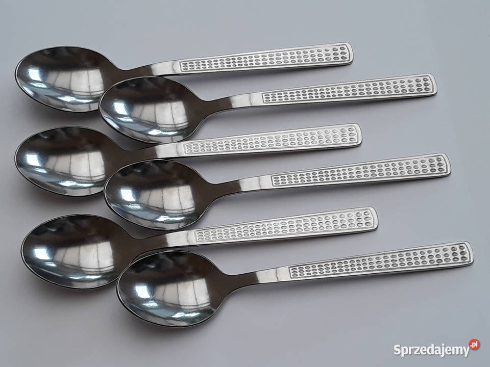 Łyżeczki do herbaty KROPECZKI kropki FNS Dąbrowa Górnicza