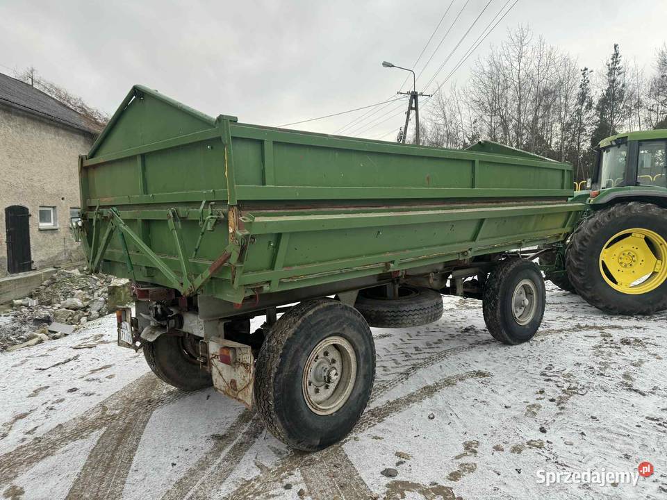 przyczepa wywrotka dwustronna hl 8011 nieuszkodzony Dworzysko