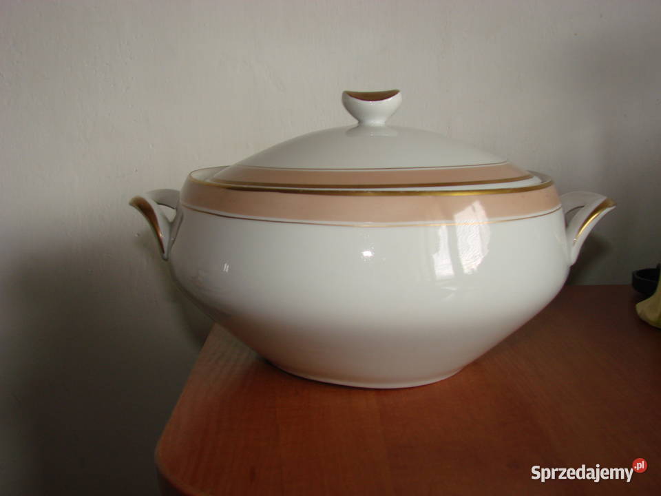 Karolina porcelanowa waza PRL Porcelana i szkło pomorskie Pruszcz Gdański