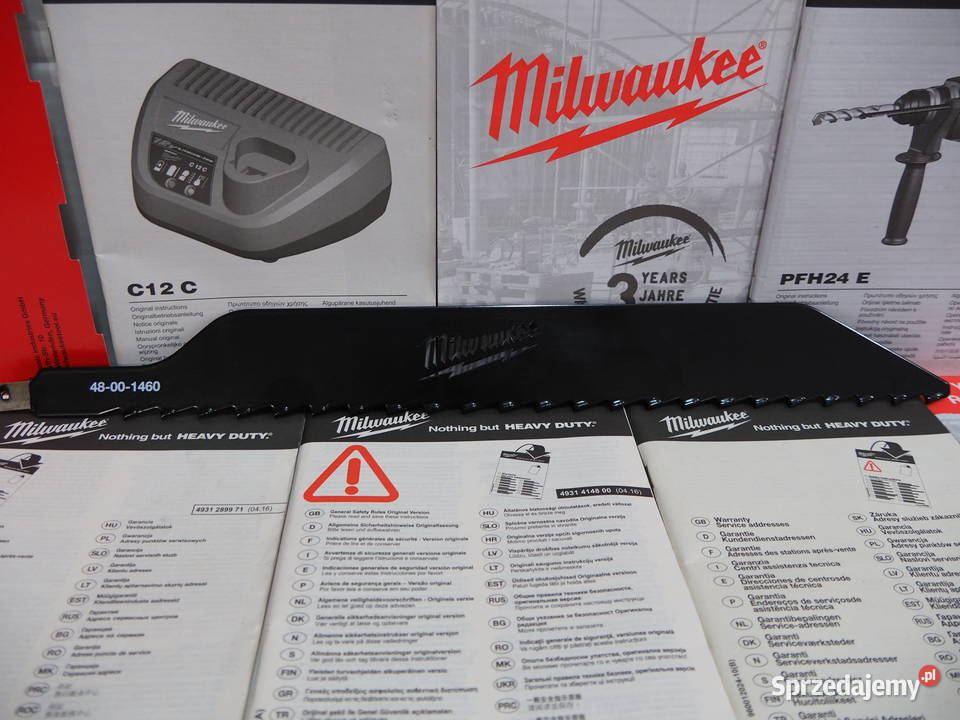 MILWAUKEE noz brzeszczot beton cegła ytong Elektryczne Baszkówka