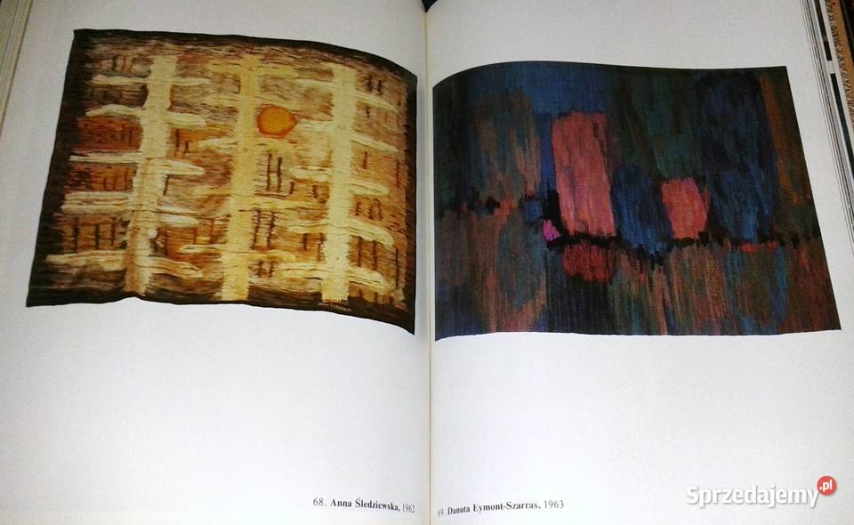 Współczesna tkanina polska Irena Huml twarda Chełm