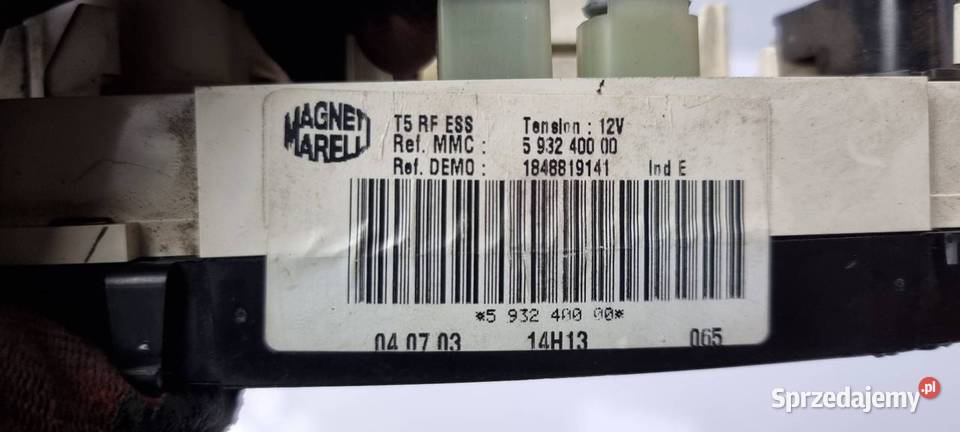 PANEL KLIMATYZACJI PEUGEOT 307 1848819141 Lipno