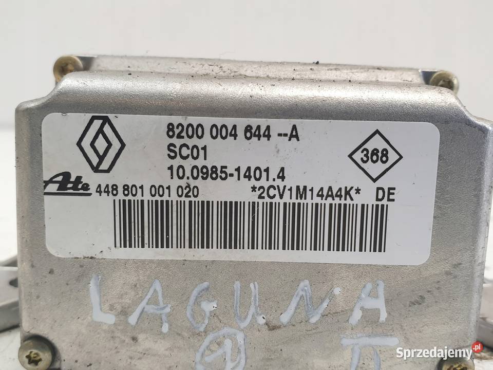 Renault Laguna II MODUŁ czujnik ESP 8200004644 Układ ABS i ESP Rudka
