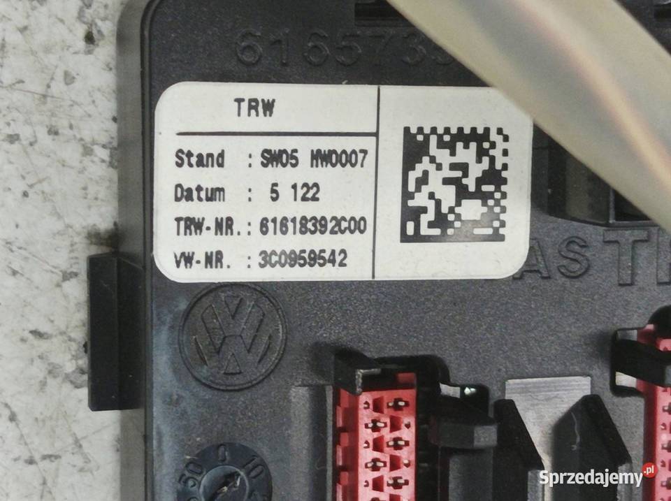 MODUŁ MULTIFUNKCJI 3C0959542 Skoda Octavia II Komputery