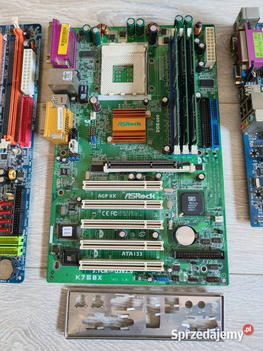 3 płyty główne procesor i RAMy Socket 462 AM3 i ASRock wielkopolskie