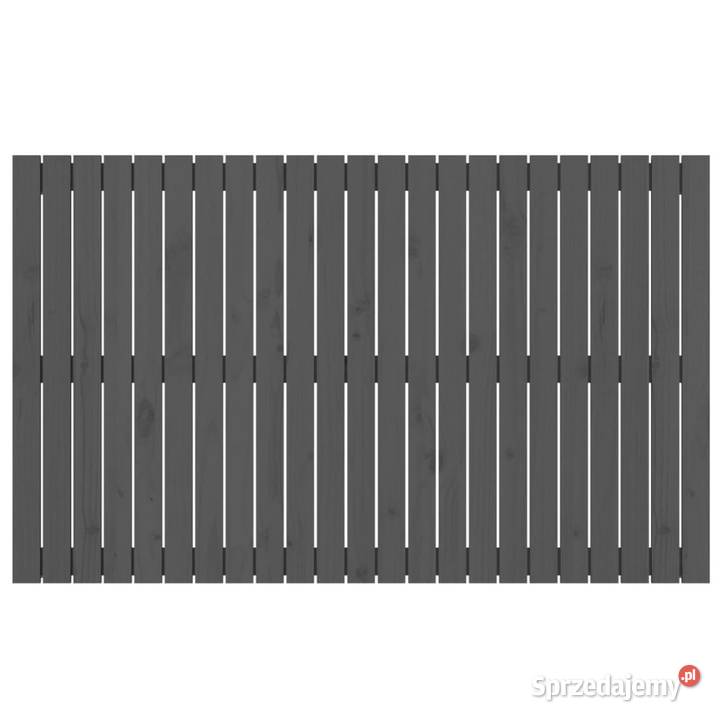 Wezgłowie łóżka szare 147x3x90 lite drewno Warszawa sprzedam