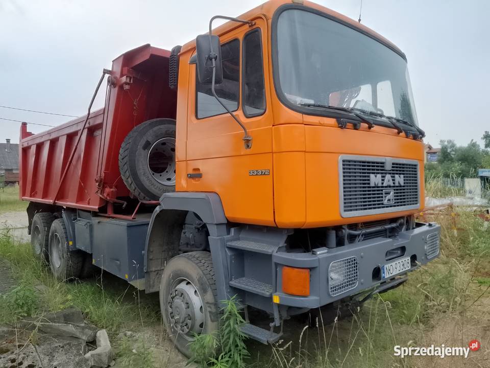 Wywrotka MAN 6x3 1993 r Przebieg 420 Wzmocnione warmińsko-mazurskie