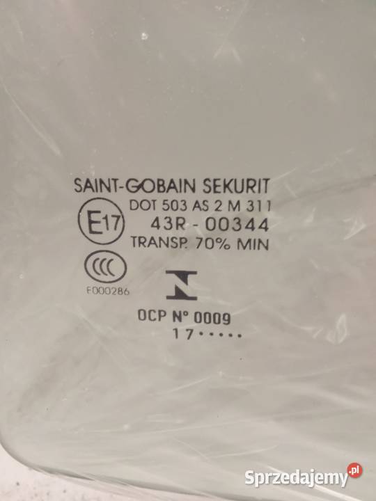 Szyba Drzwi Prawa Tylna Daewoo NubiraChevrolet wielkopolskie Bralin