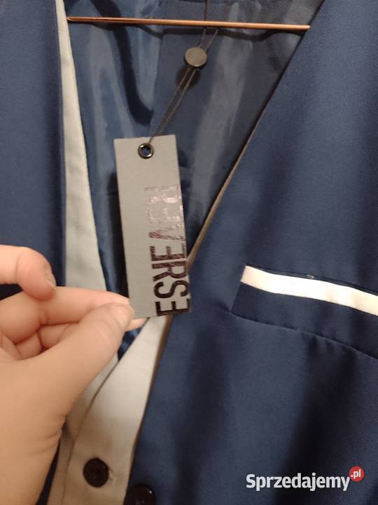 XL Reverse Podwójna Kamizelka Garniturowa z Odzież wyjściowa Kraków