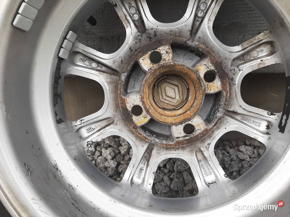 Felga Intra 14 4x100 z nowymi oponami Jastrzębniki