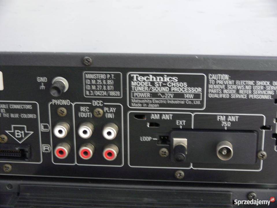 Wzm. i tuner Technics SE-CH404 mocny 140 wat. WYSYŁKA. Jasło ...